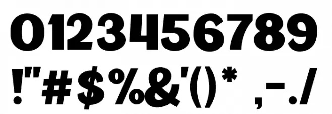 SirensDEMO Font OTHER CHARS