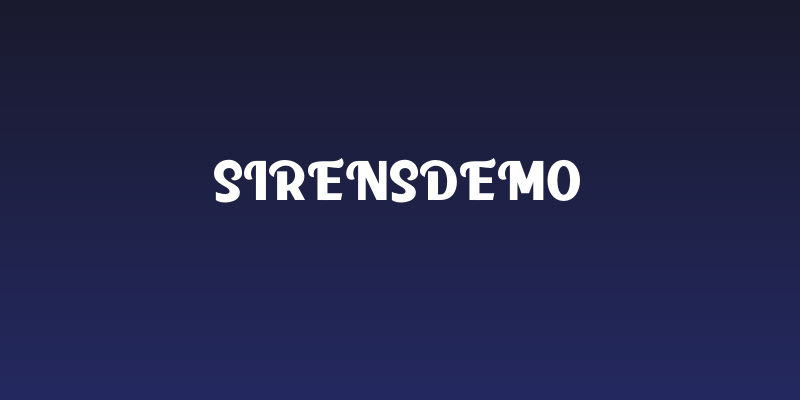 SirensDEMO Social Header