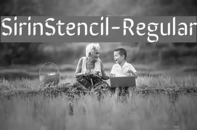 SirinStencil-Regular Font examples