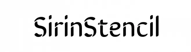 SirinStencil  Free Fonts Download