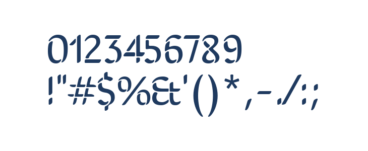 SirinStencil Other Characters