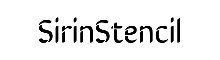 SirinStencil  لخطوط تنزيل