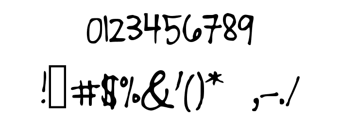 Sirislly Font OTHER CHARS