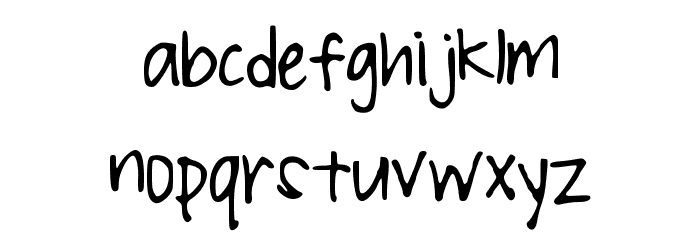 Sirislly Font LOWERCASE