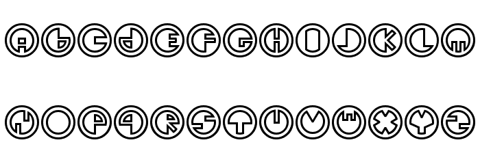 Sirkhular Font LOWERCASE