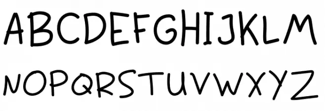 Siroep Mardjan Schriftart Groß