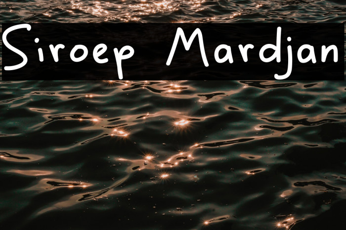 Siroep Mardjan Example 3