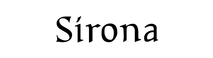 Sirona  免费字体下载