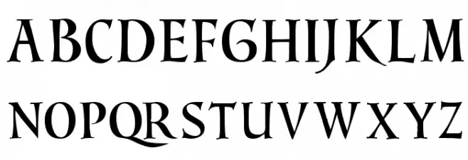 Sirona Schriftart Groß