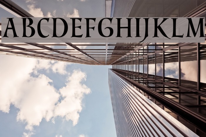 Sirona Font examples