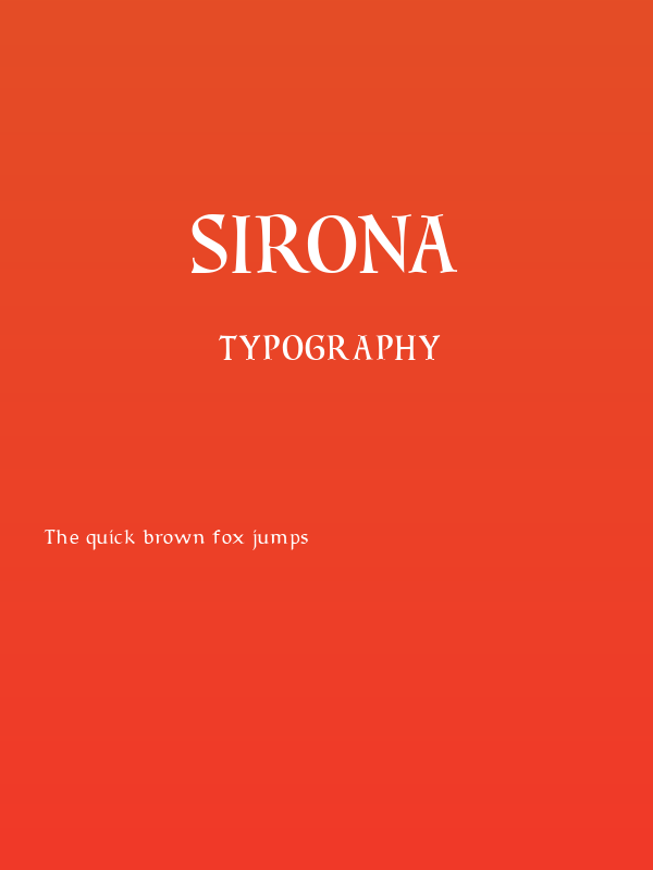 Sirona Poster