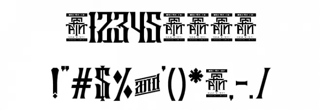 Sirugino-Clean Font OTHER CHARS