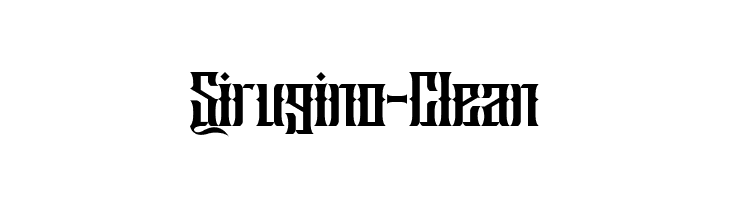 Sirugino-Clean  Free Fonts Download