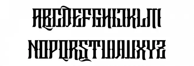 Sirugino-Clean Font Litere mari