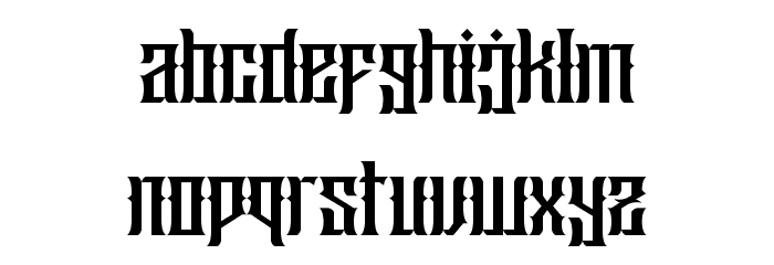 Sirugino-Clean Font LOWERCASE