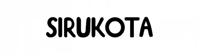 Sirukota  Frei Schriftart Herunterladen