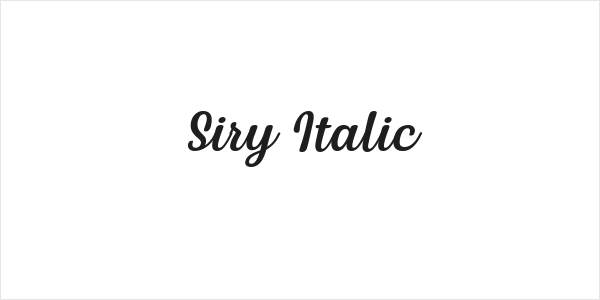 Siry Italic Logo