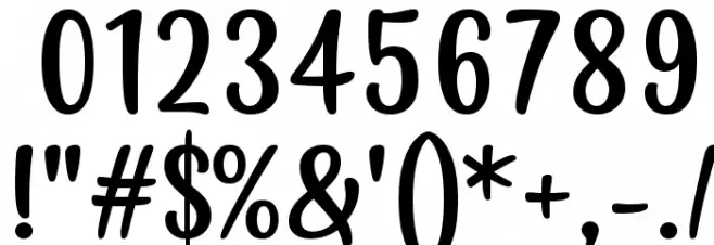 Siry Font OTHER CHARS