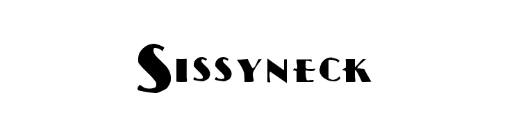 Sissyneck Font