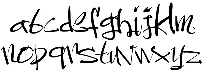 Sistah Ysse Font LOWERCASE