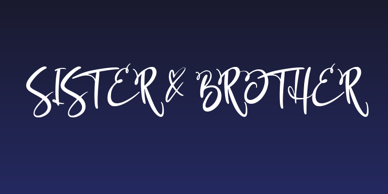 Sister & Brother Social Header