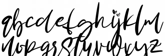 Sister & Brother फ़ॉन्ट लोअरकेस