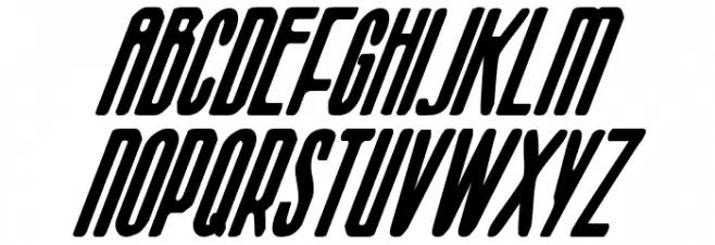 Sister Europe Italic 字体 大写