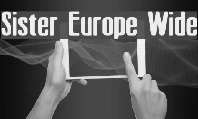 Sister Europe Wide Font examples