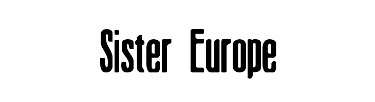 Sister Europe  नि: शुल्क फ़ॉन्ट्स डाउनलोड