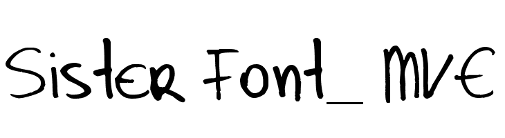 Sister Font_ MVE  Fuentes Gratis Descargar