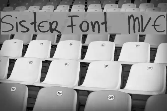 Sister Font_ MVE Font examples
