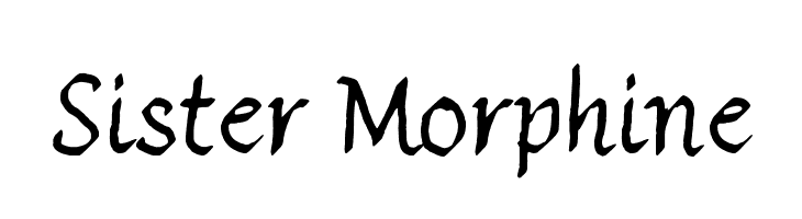 Sister Morphine  免费字体下载