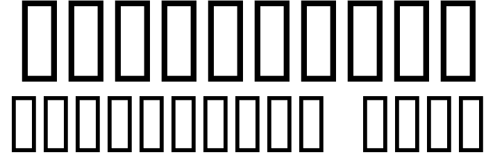 Sister R フォント その他の文字