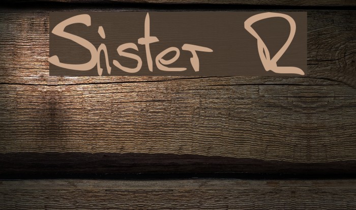 Sister R フォント examples