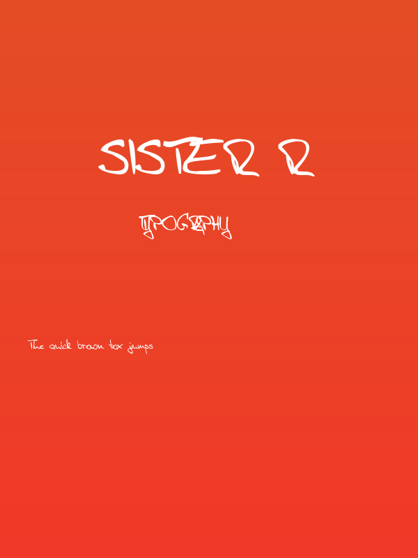 Sister R Poster