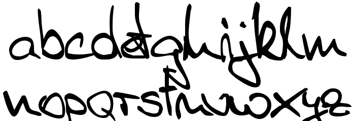 Sister R フォント 小文字