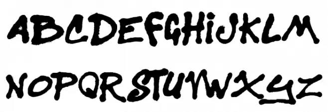 Sister Spray Font Litere mari