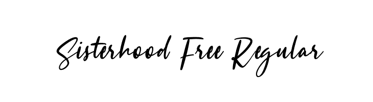 Sisterhood Free Regular  لخطوط تنزيل