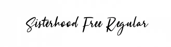 Sisterhood Free Regular  تنزيل الخطوط