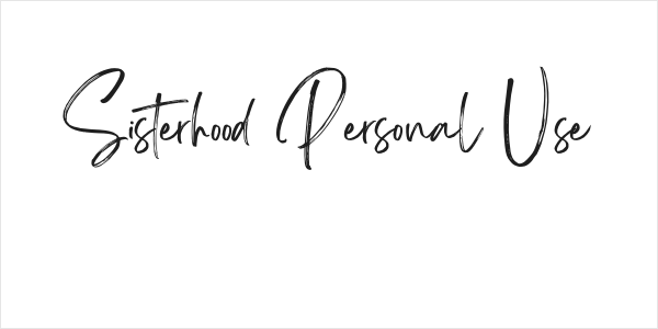 Sisterhood Personal Use Logo