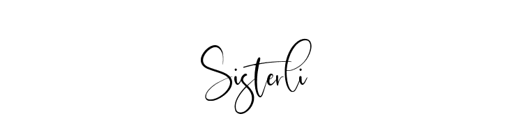 Sisterli  Descarca Fonturi Gratis