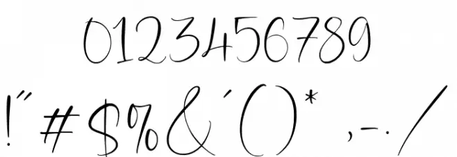 Sisterli Font OTHER CHARS