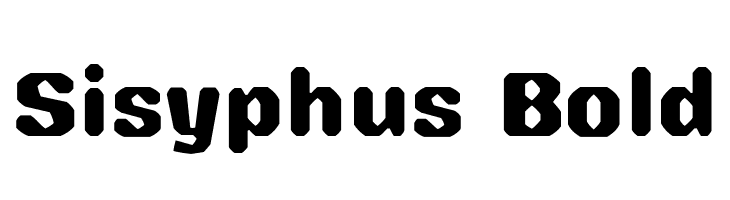 Sisyphus Bold  les polices de caractères gratuit tlcharger