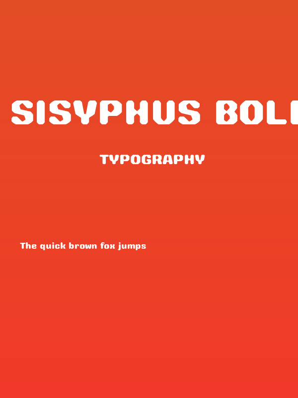 Sisyphus Bold Poster