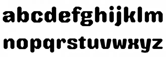 Sisyphus Bold Fonte MINÚSCULAS