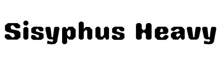 Sisyphus Heavy  Frei Schriftart Herunterladen
