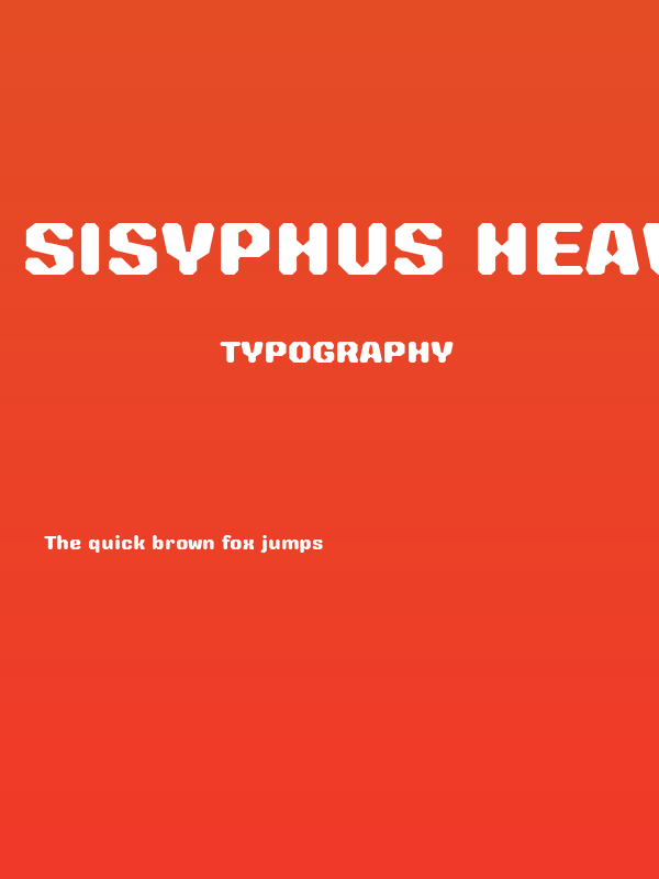 Sisyphus Heavy Poster
