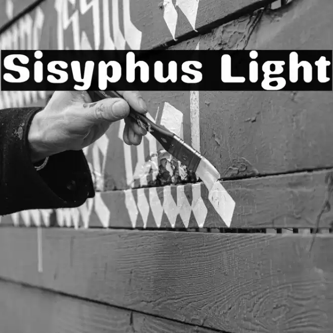 Sisyphus Light Font examples