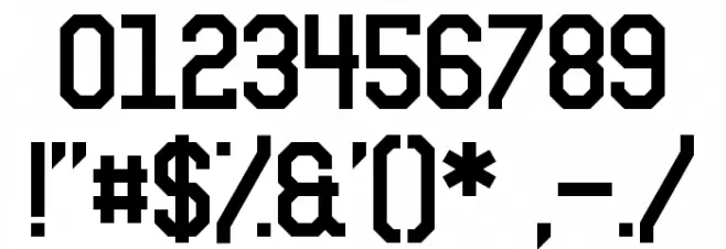 Sitdown Font OTHER CHARS