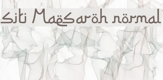 Siti Maesaroh Normal Example 2